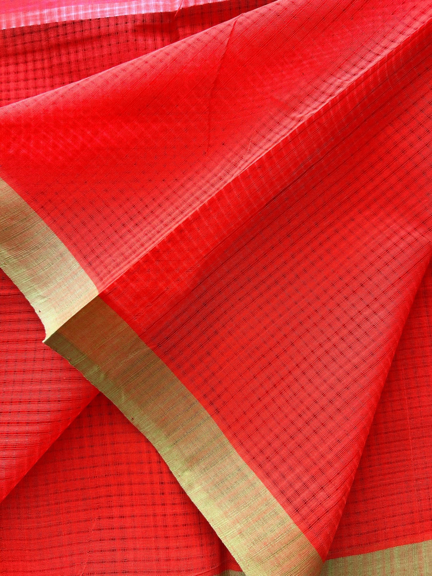 ORANGE MANGALAGIRI SAREE