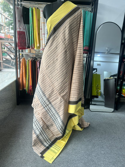 BROWN DHANIAKHALI SAREE