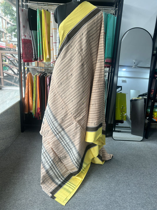 BROWN DHANIAKHALI SAREE