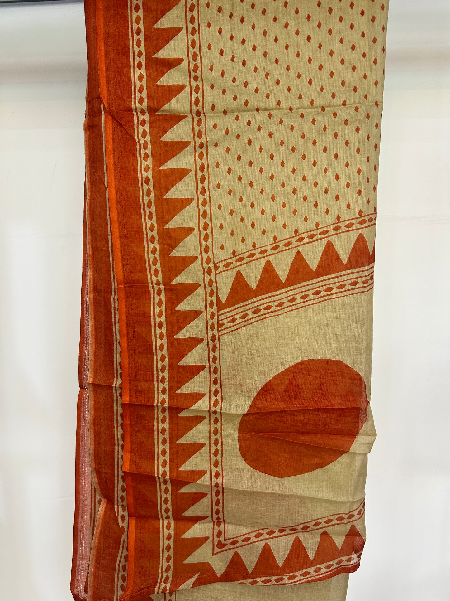 ORANGE COTTON SUIT
