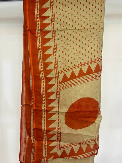 ORANGE COTTON SUIT