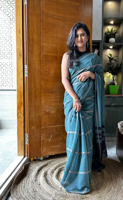 GREEN DHANIAKHALI SAREE