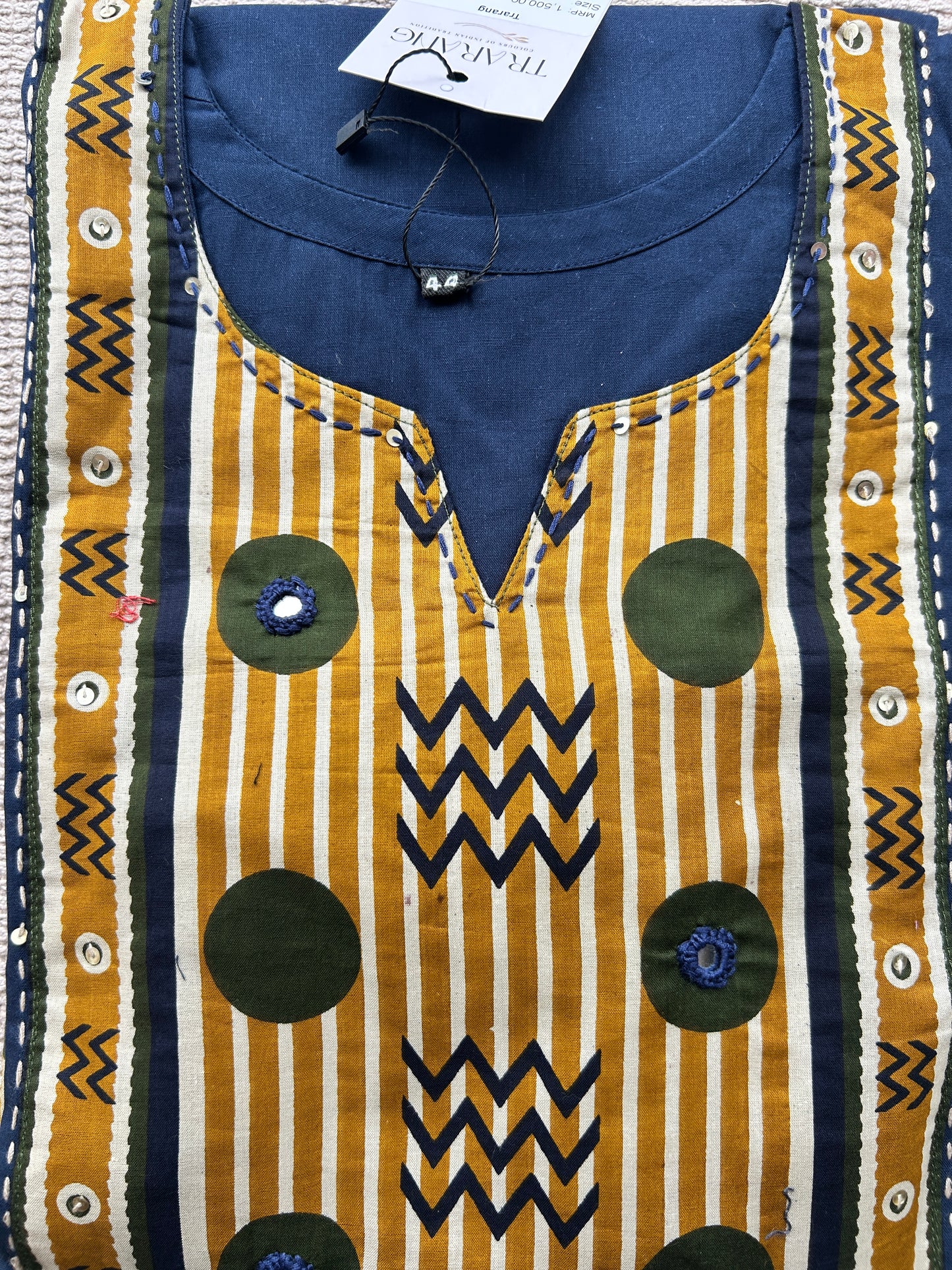 BLUE COTTON SUIT
