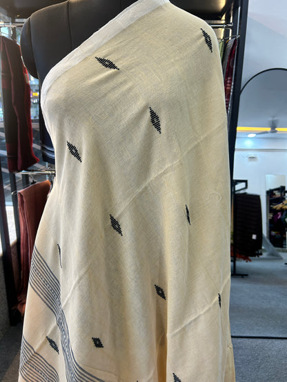 BIEGE MUL JAMDANI SAREE