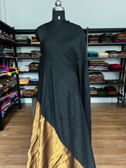 BLACK ACRYLIC SAREE