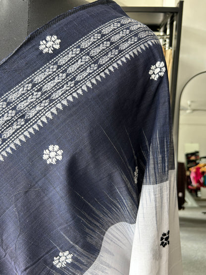 BLACK DHANIAKHALI SAREE