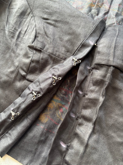 Black Embroidered blouse