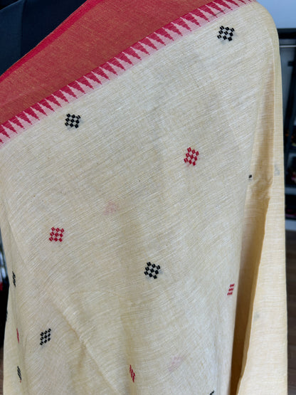 YELLOW DHANIAKHALI SAREE