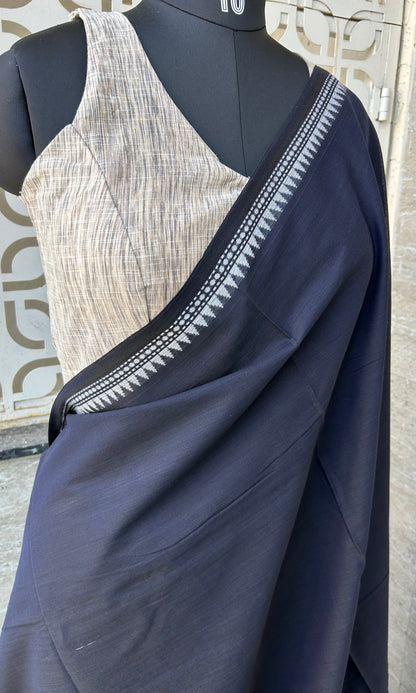 BLACK DHANIAKHALI SAREE