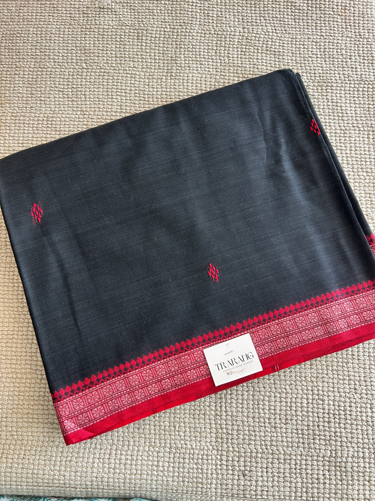 BLACK DHANIAKHALI SAREE