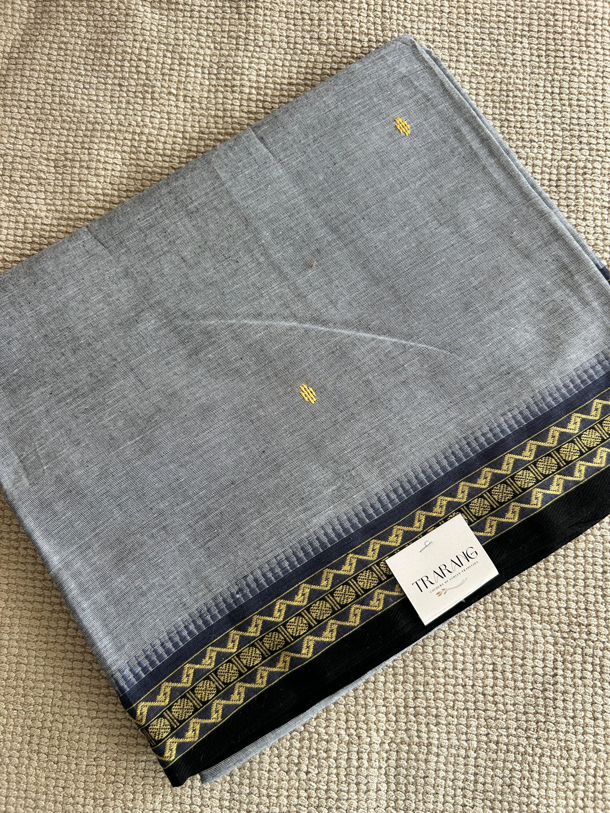 GREY DHANIAKHALI SAREE