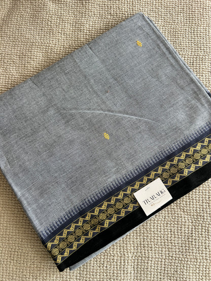 GREY DHANIAKHALI SAREE