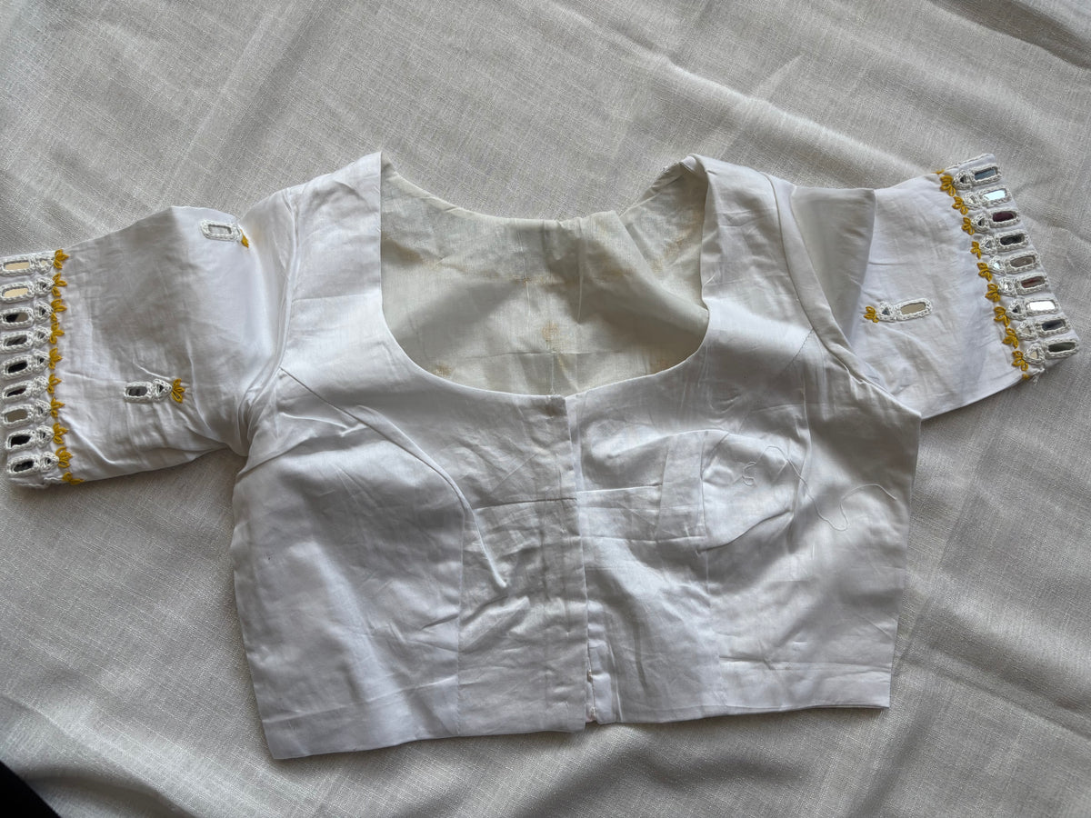 White Embroidered blouse