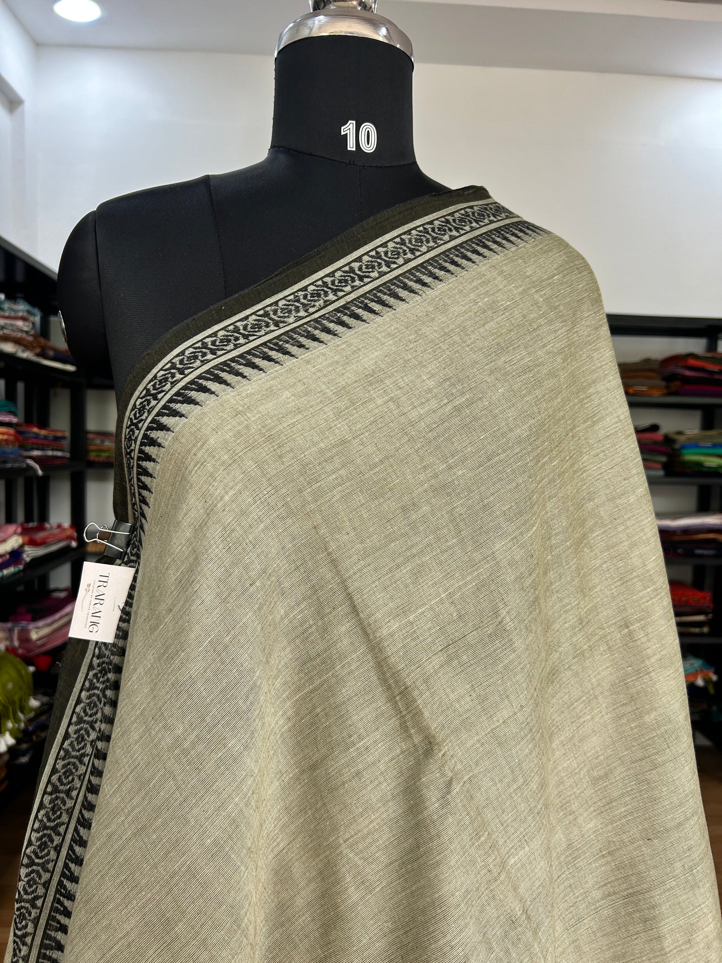 GREY DHANIAKHALI SAREE