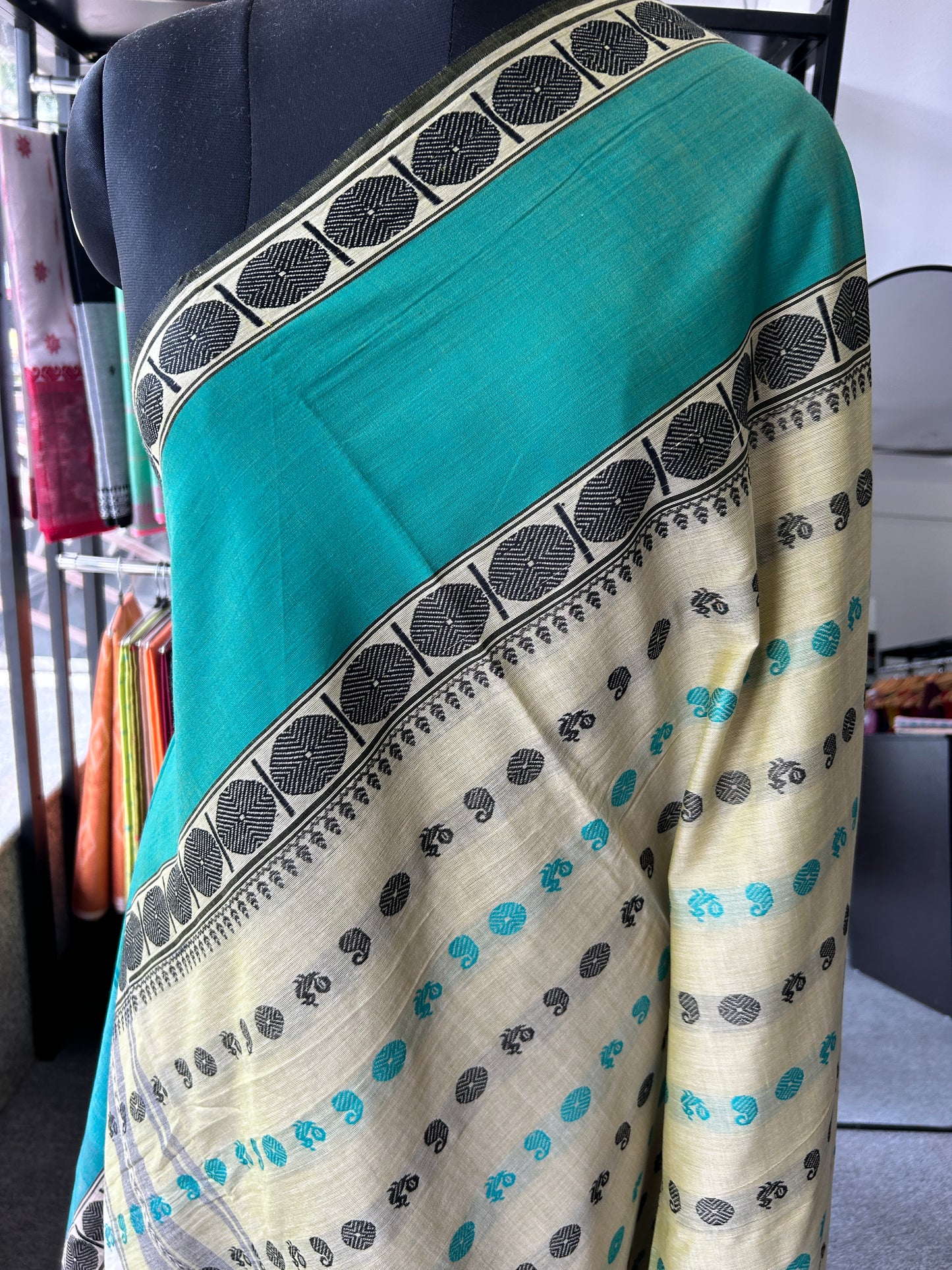 YELLOW DHANIAKHALI SAREE
