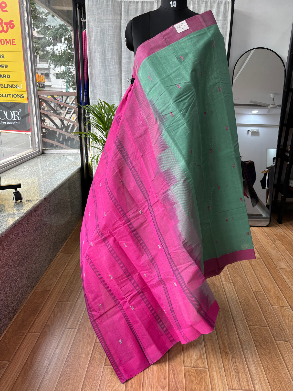 LIGHT GREEN NEGAMAM COTTON