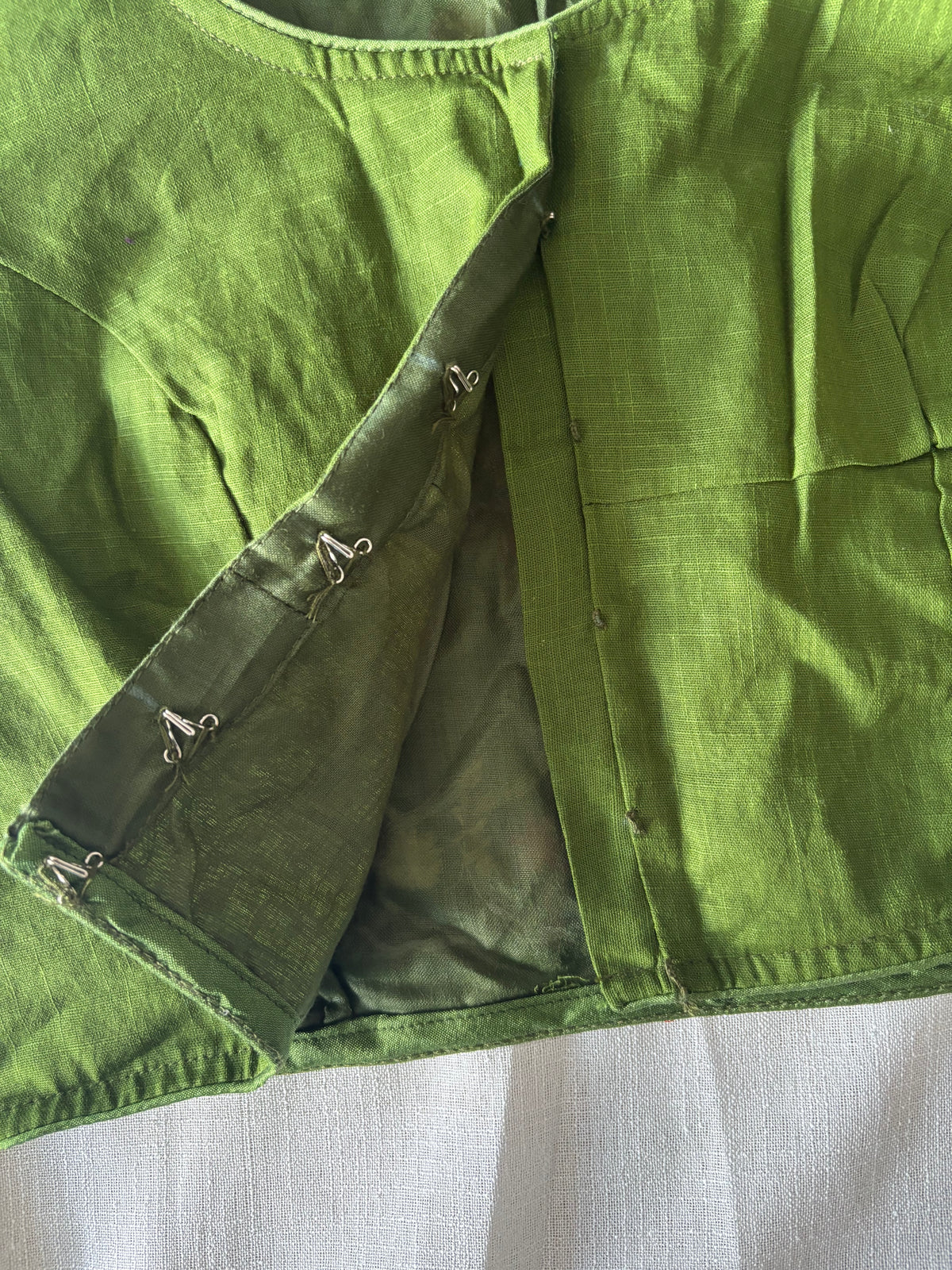 Green Embroidered blouse