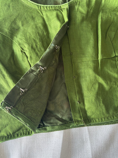 Green Embroidered blouse