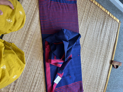 DARK BLUE JAMDANI SAREE