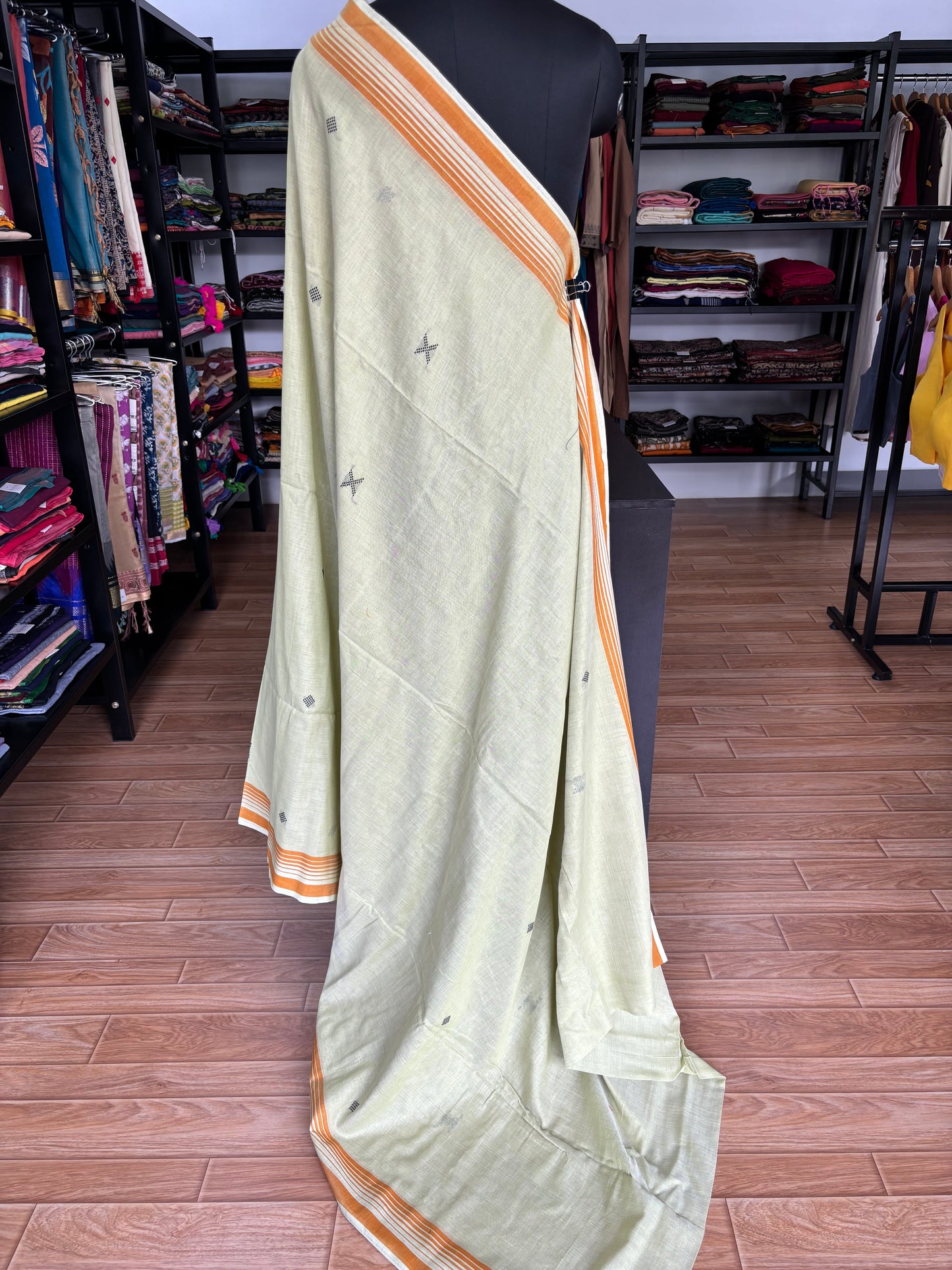 GREEN BHUJODI SAREE