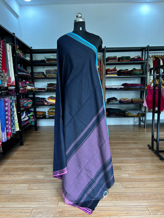 BLACK DHANIAKHALI SAREE