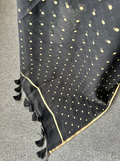 BLACK MUL SAREE