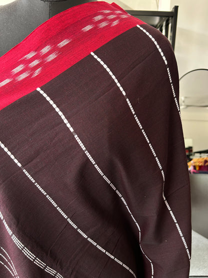 BROWN BEGAMPURI SAREE