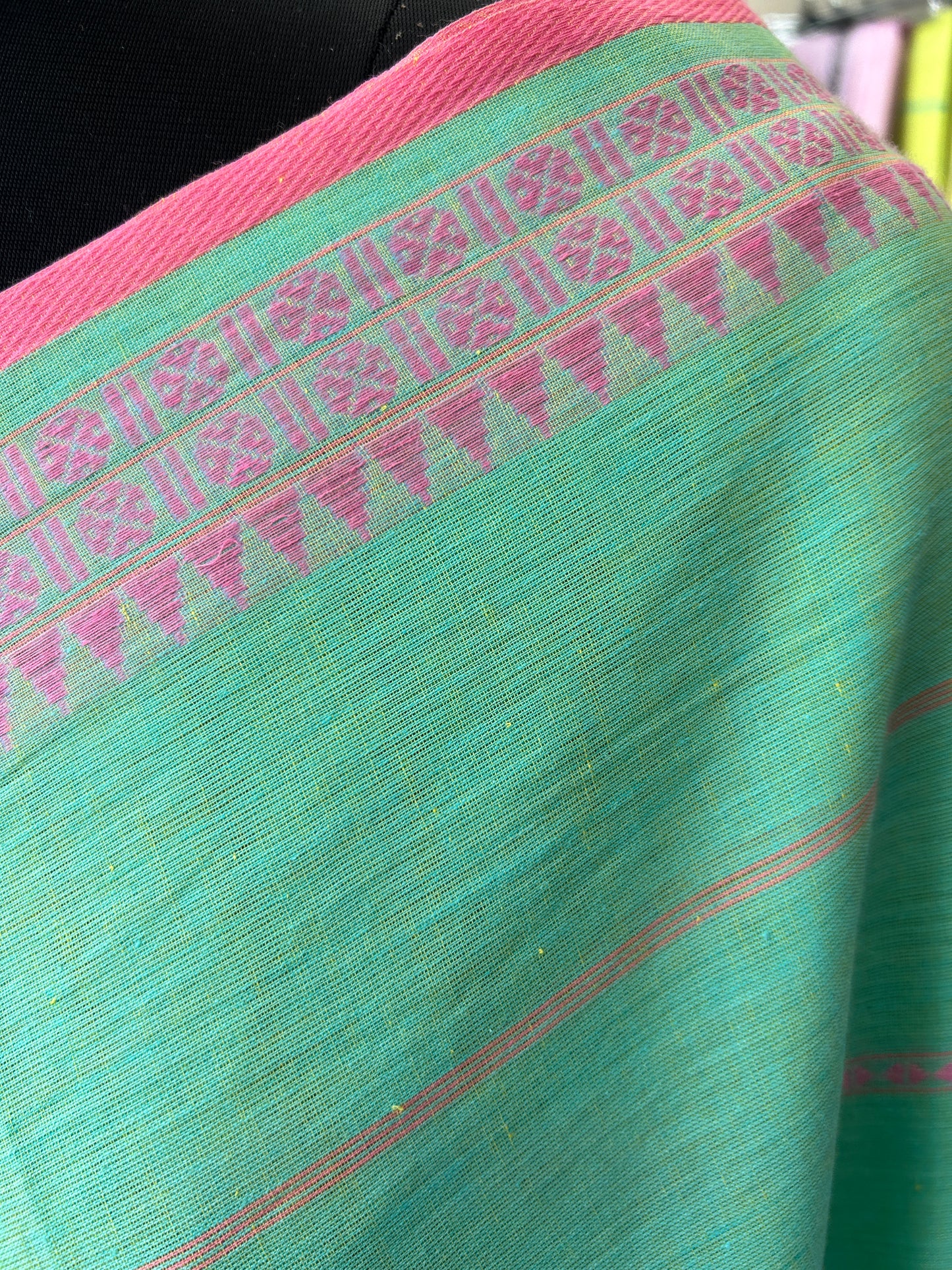 GREEN DHANIAKHALI SAREE
