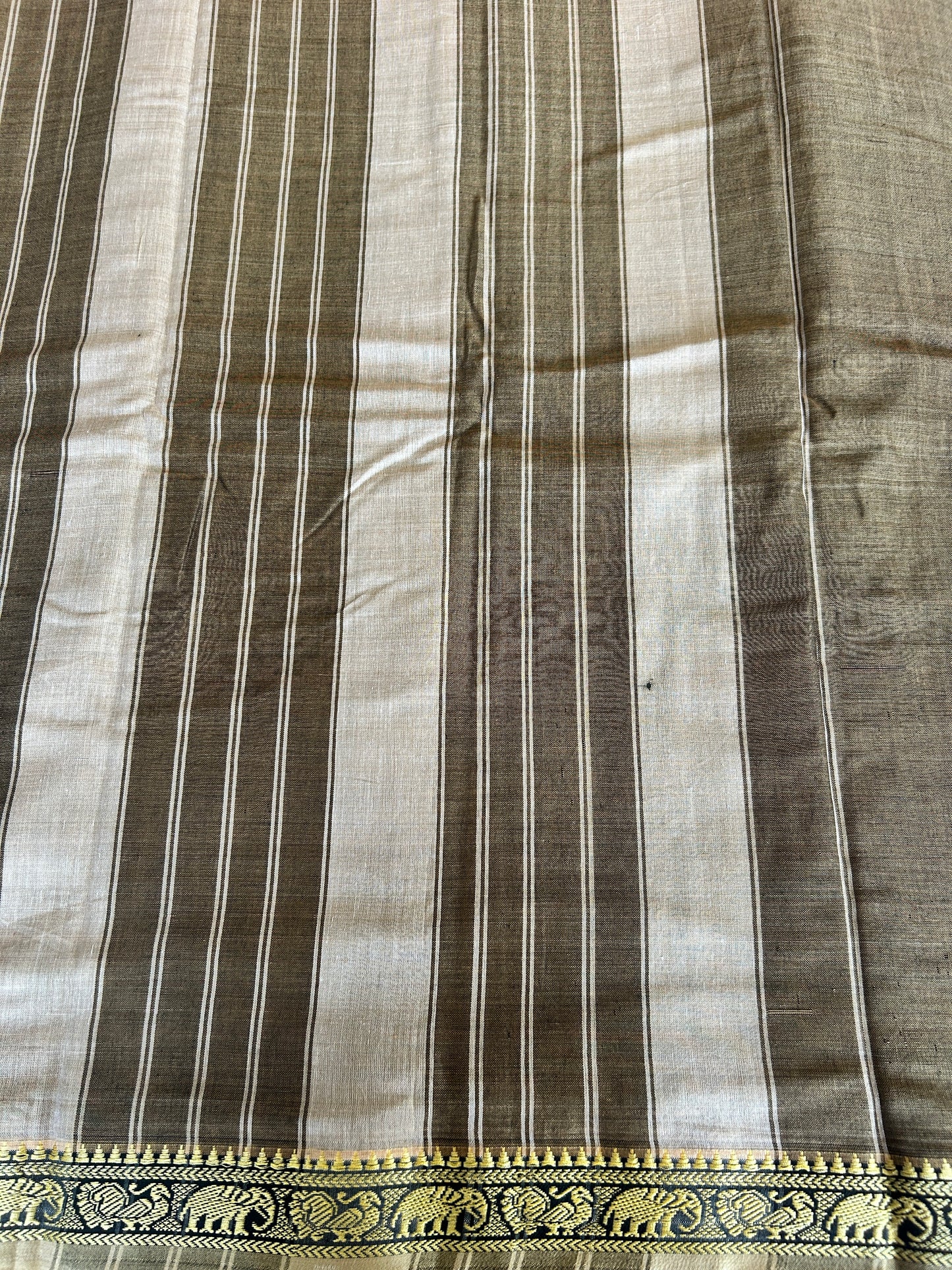 GREY NARAYANPET SAREE