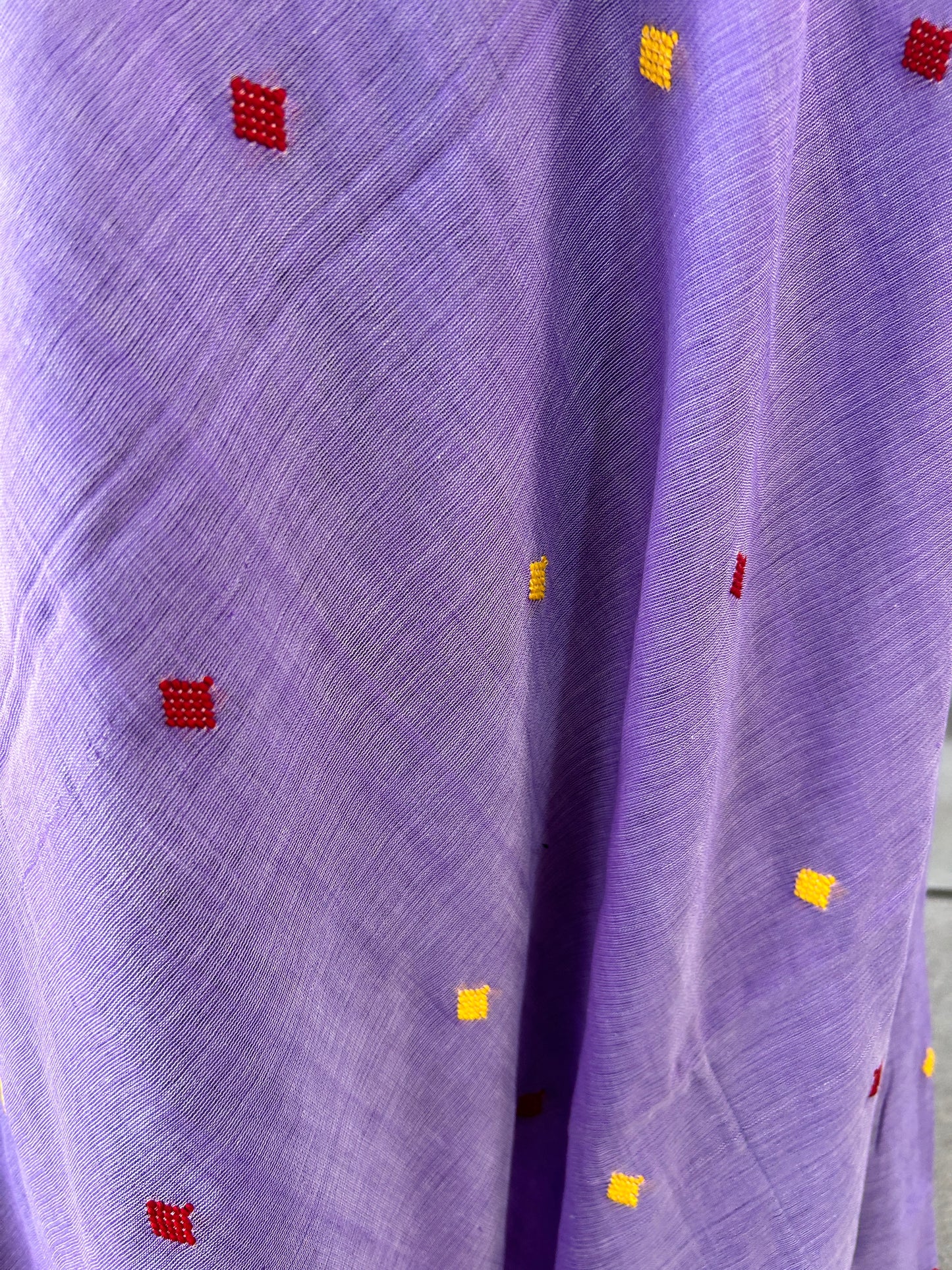 LAVENDER JAMDANI SAREE