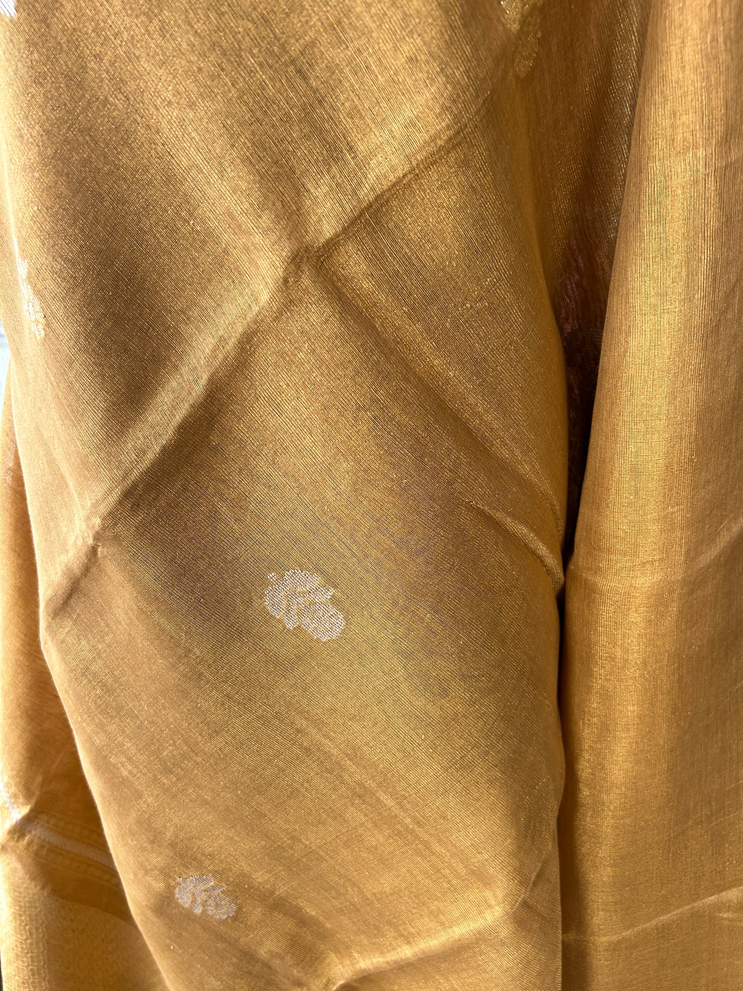 YELLOW TISSUE JAMDANI
