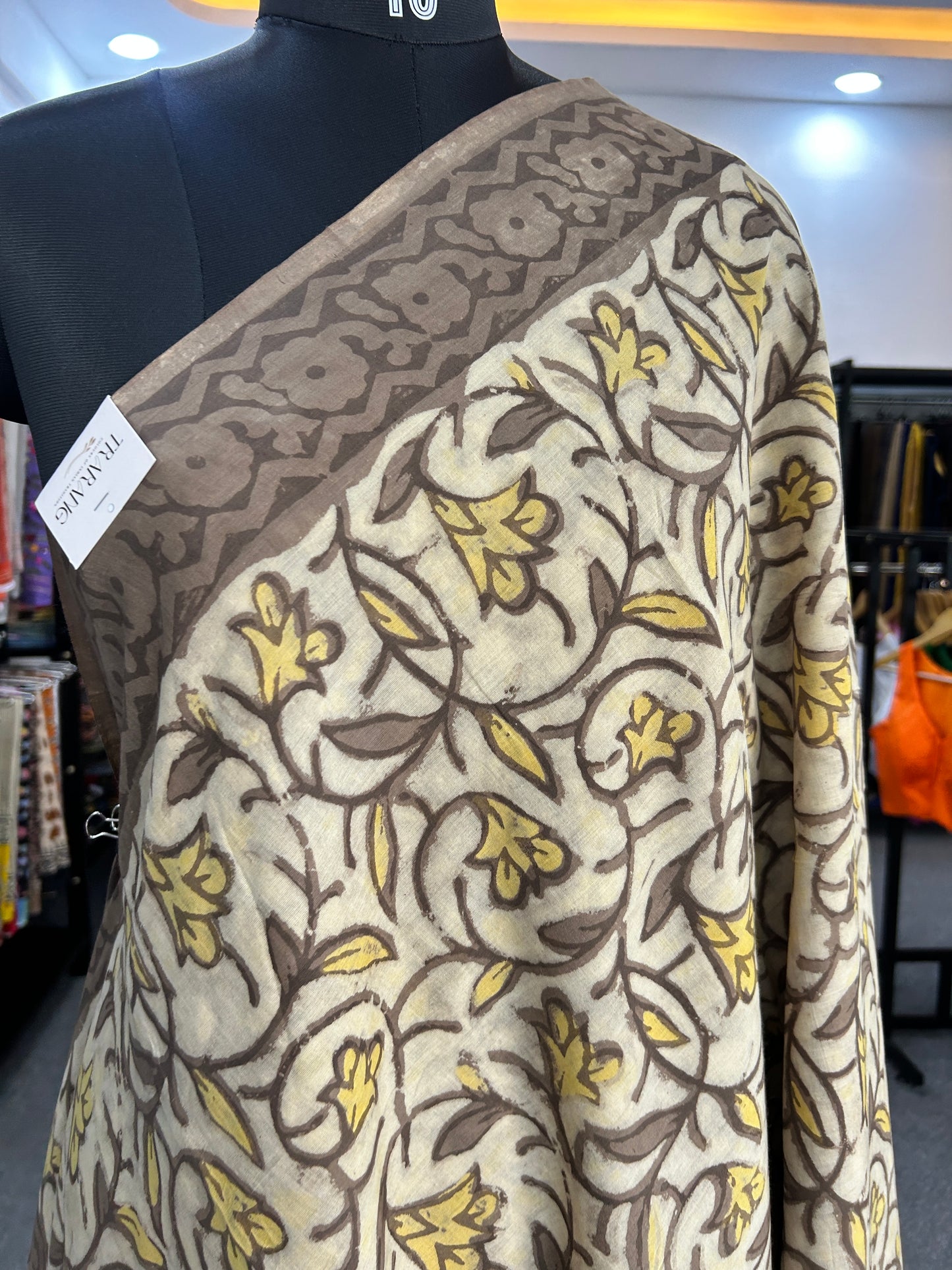 BIEGE AJRAKH MUL SAREE