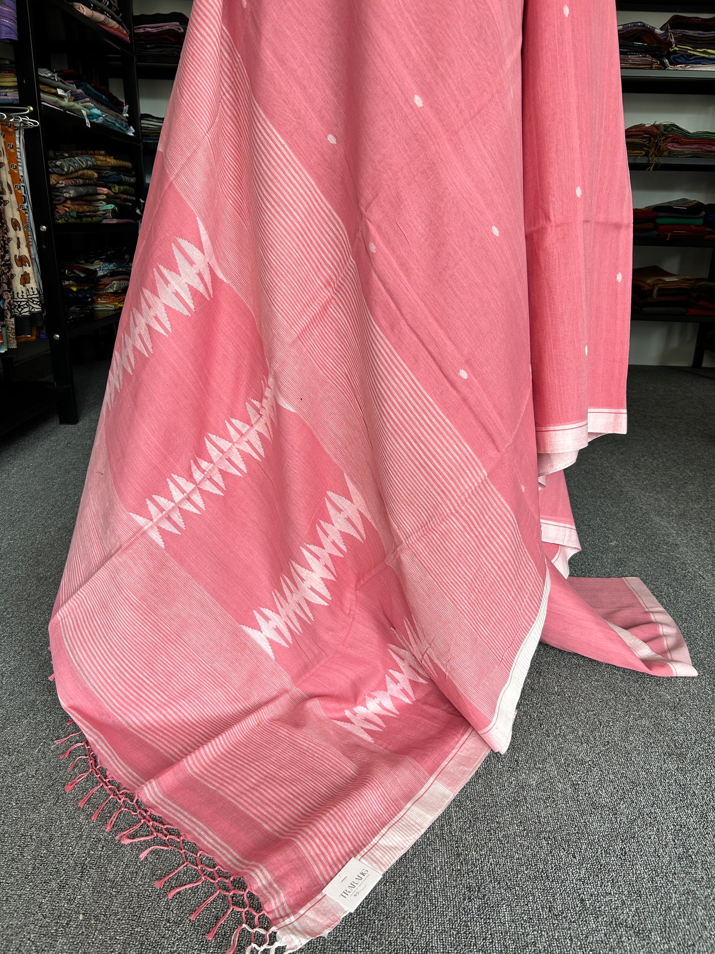 PINK BUTTA JAMDANI