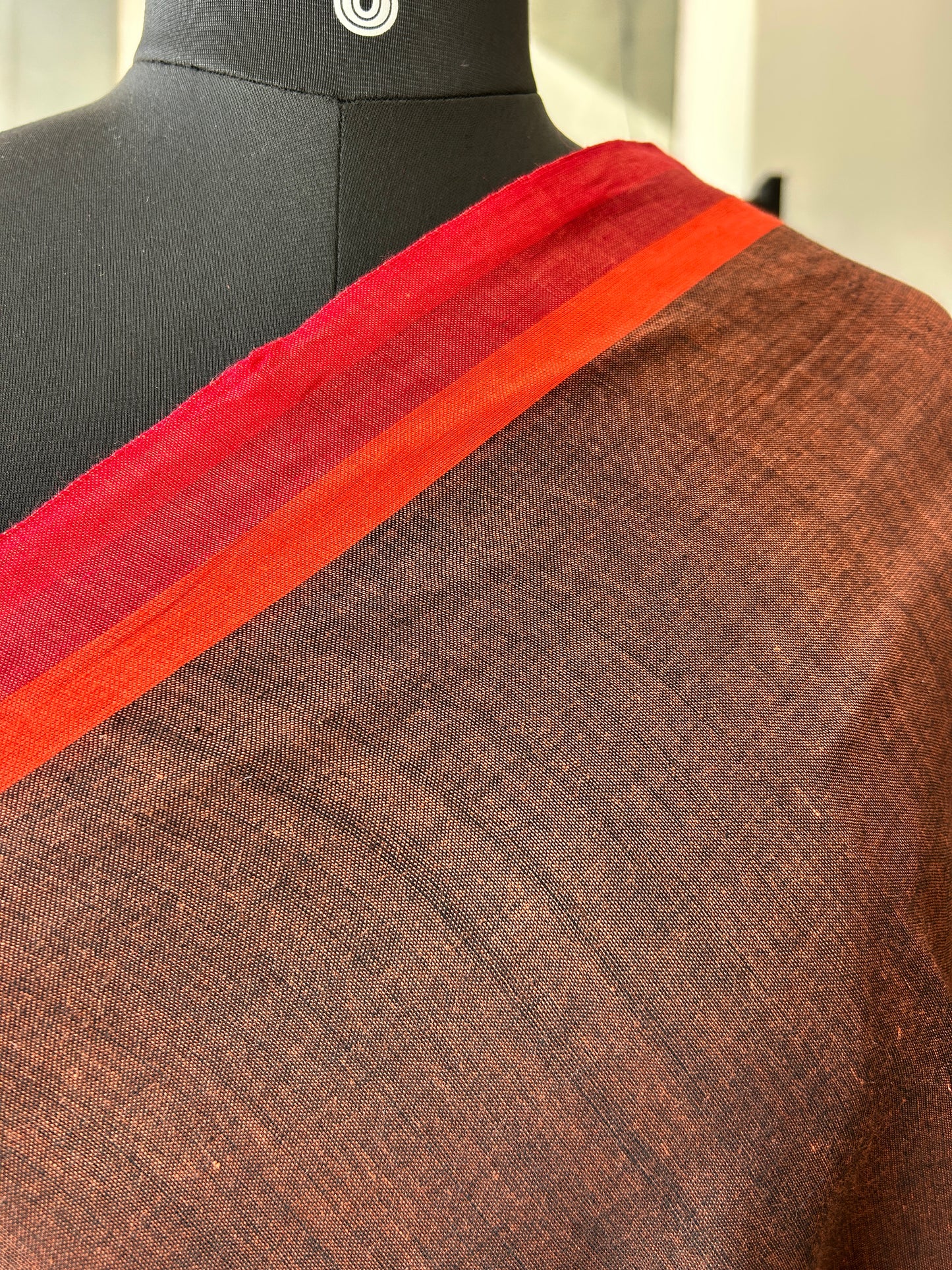 BROWN DHANIAKHALI SAREE