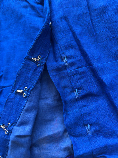 Navy blue Embroidered blouse