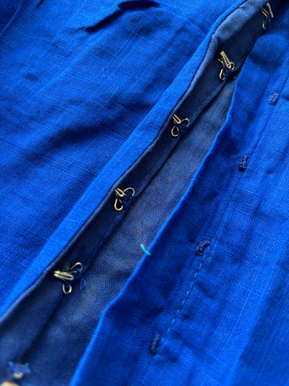 Navy blue Embroidered blouse