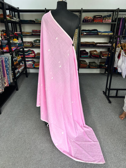 PINK JAMDANI SAREE