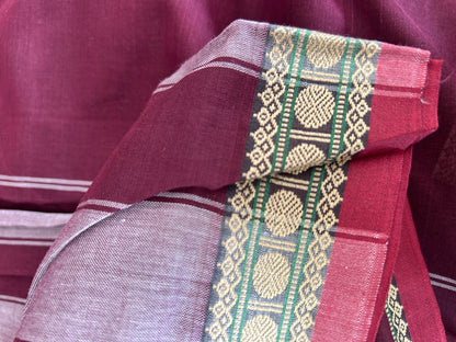 BROWN NARAYANPET SAREE