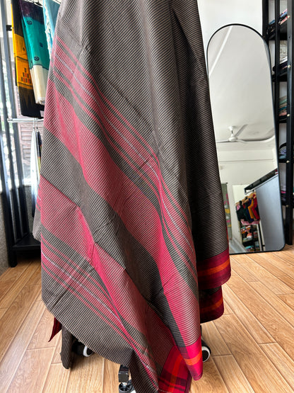 BLACK DHANIAKHALI SAREE