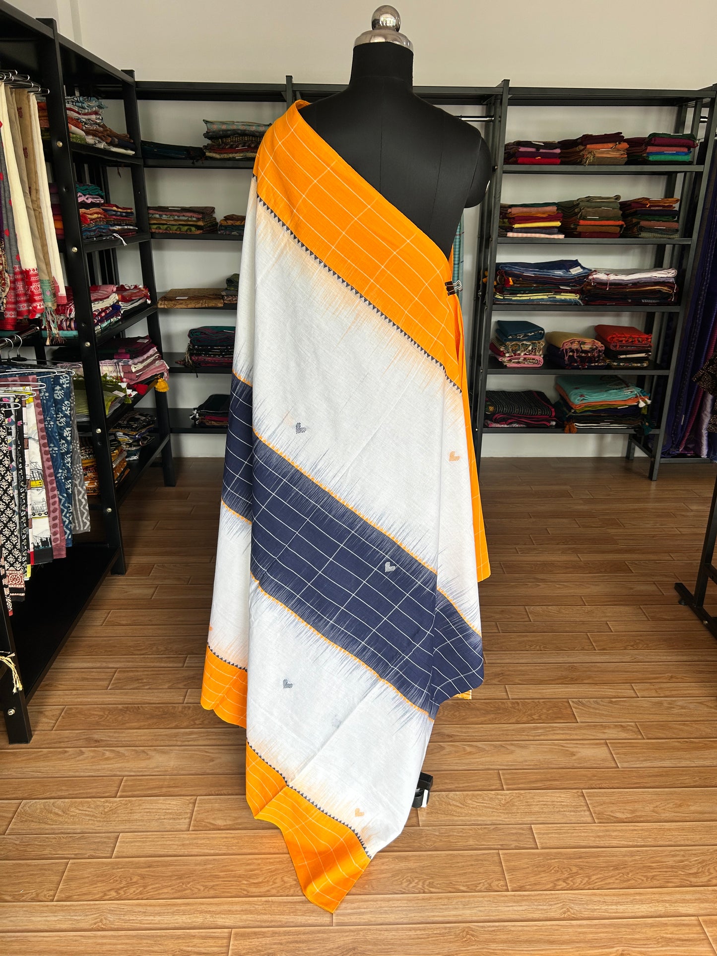 YELLOW DHANIAKHALI SAREE