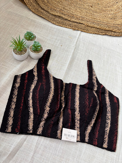 BLACK HAKOBA BLOUSE