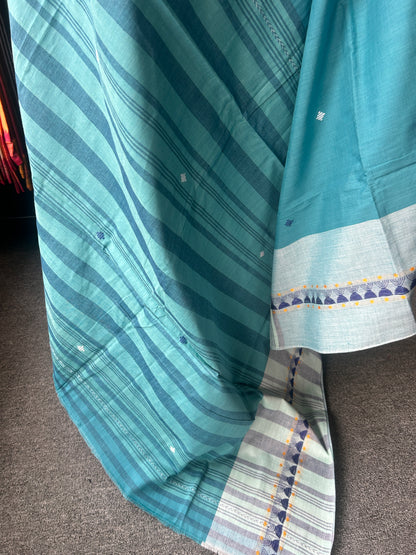GREEN DHANIAKHALI SAREE