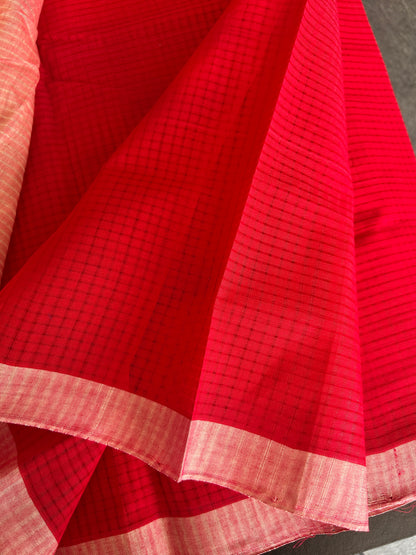 RED MANGALAGIRI SAREE