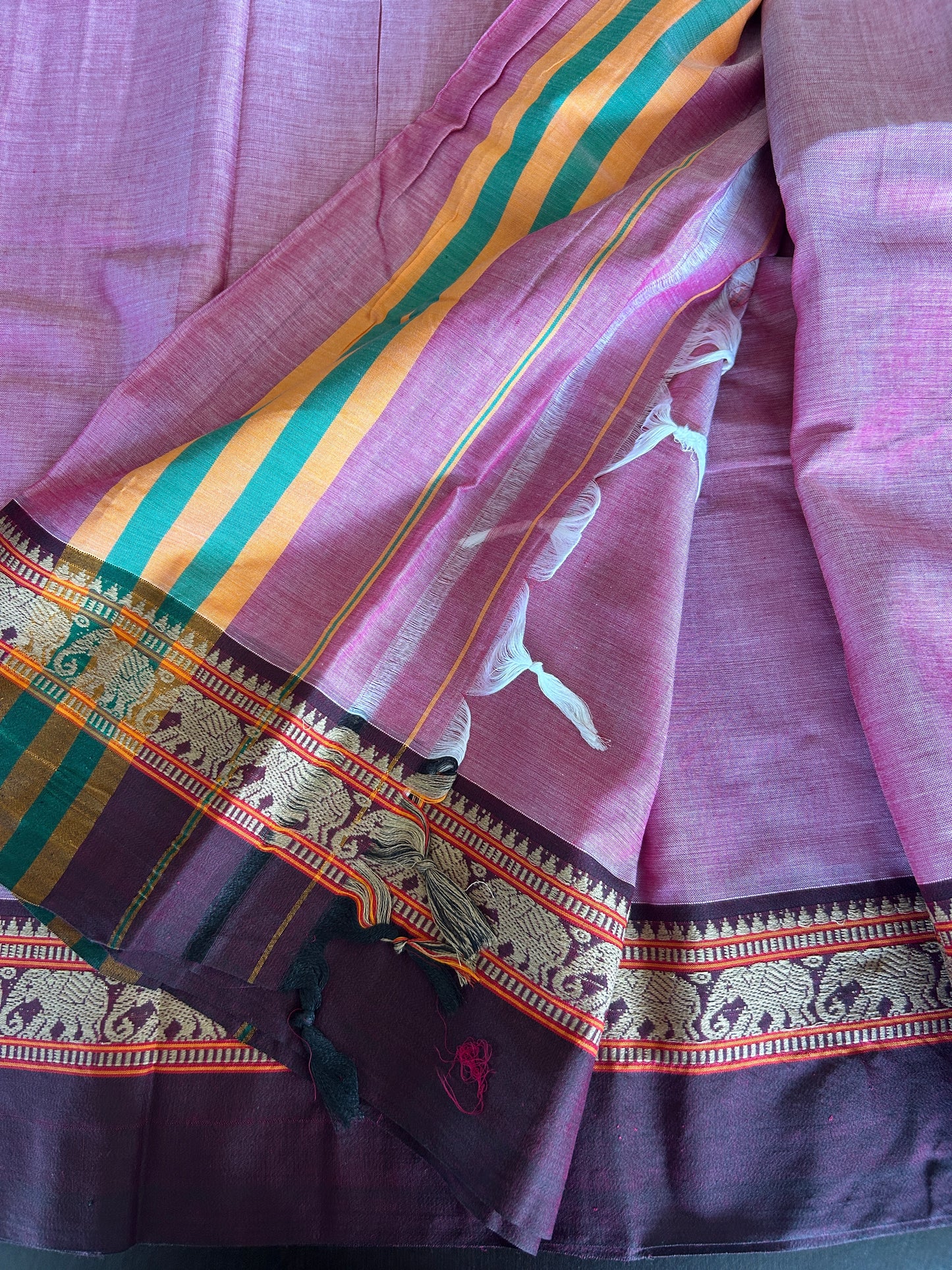 PINK NARAYANPET SAREE