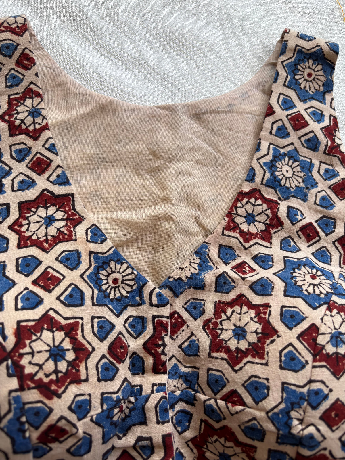 BIEGE COTTON BLOUSE