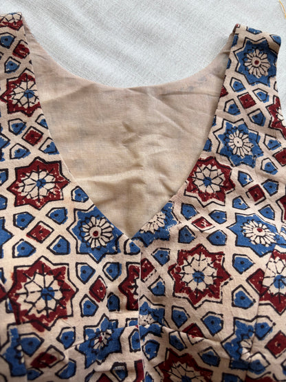 BIEGE COTTON BLOUSE