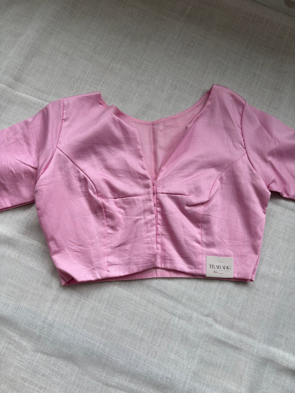 LIGHT PINK COTTON BLOUSE