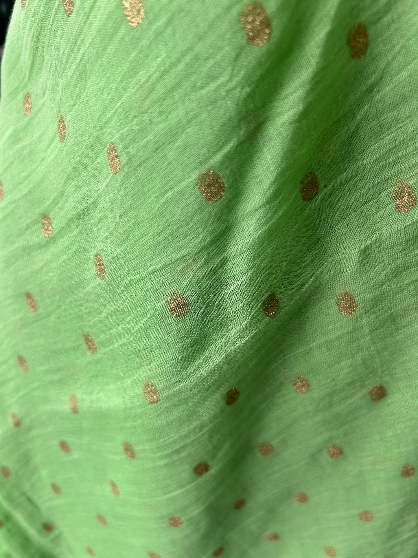 GREEN MUL SAREE