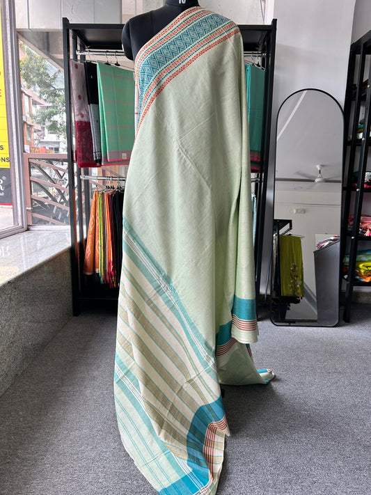 GREEN DHANIAKHALI SAREE