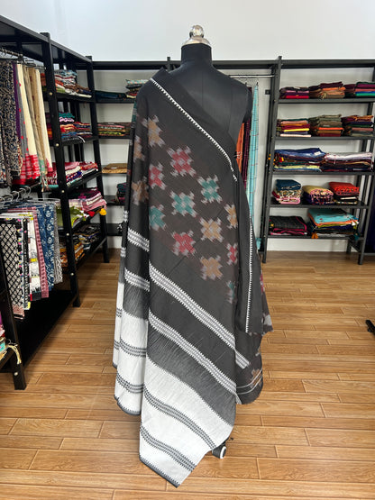 BLACK DHANIAKHALI SAREE